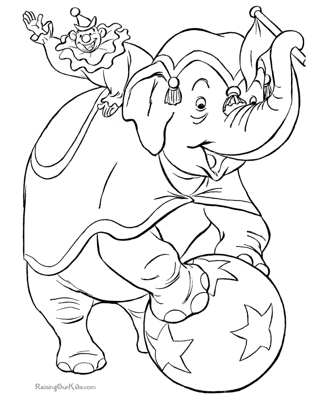 Coloring page: Elephant (Animals) #6380 - Free Printable Coloring Pages