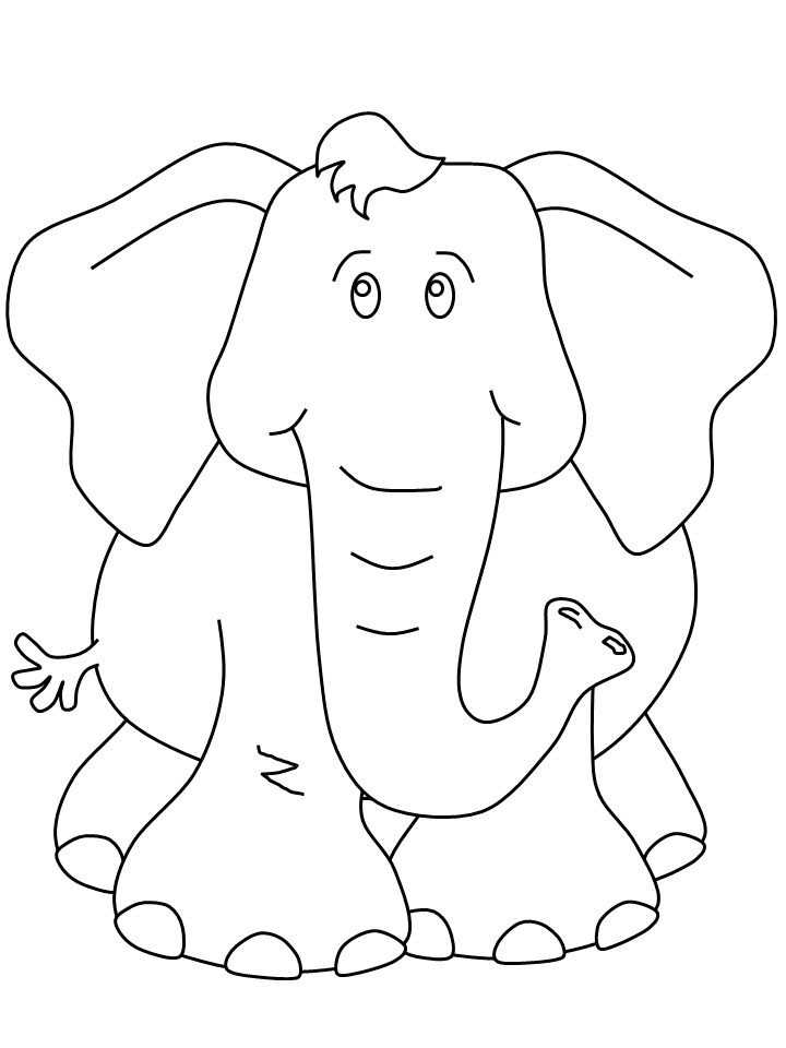 Coloring page: Elephant (Animals) #6385 - Free Printable Coloring Pages