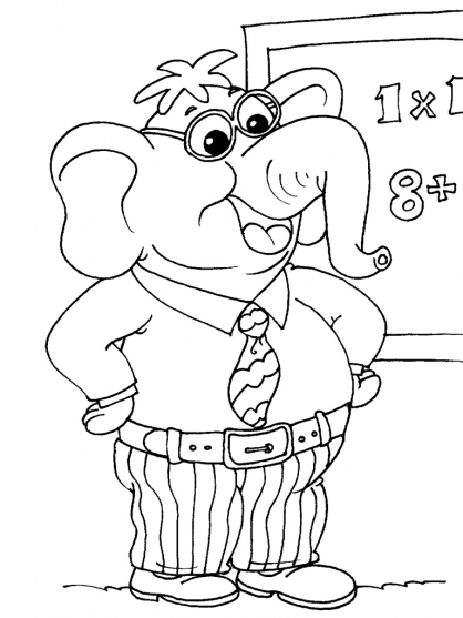 Coloring page: Elephant (Animals) #6392 - Free Printable Coloring Pages