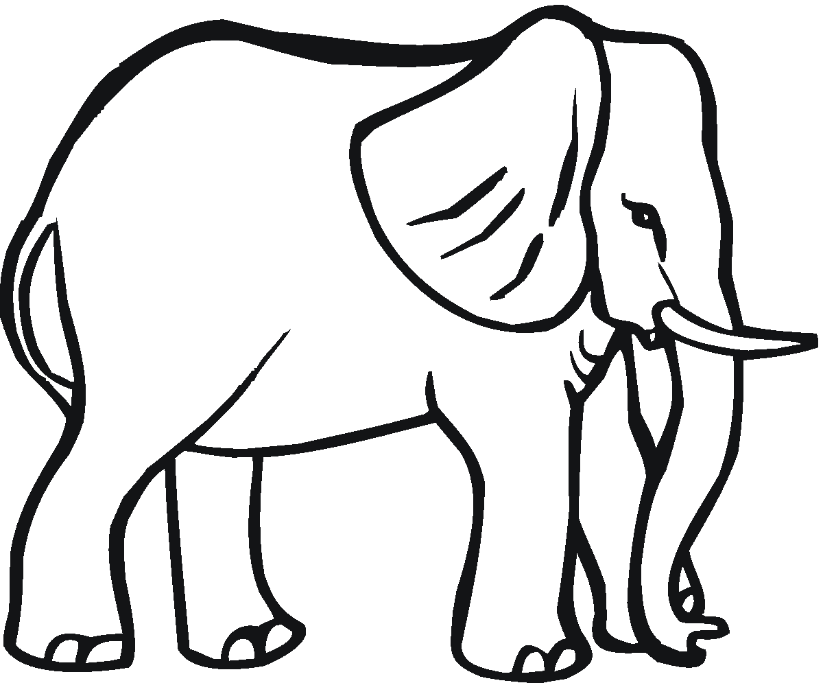 Coloring page: Elephant (Animals) #6401 - Free Printable Coloring Pages