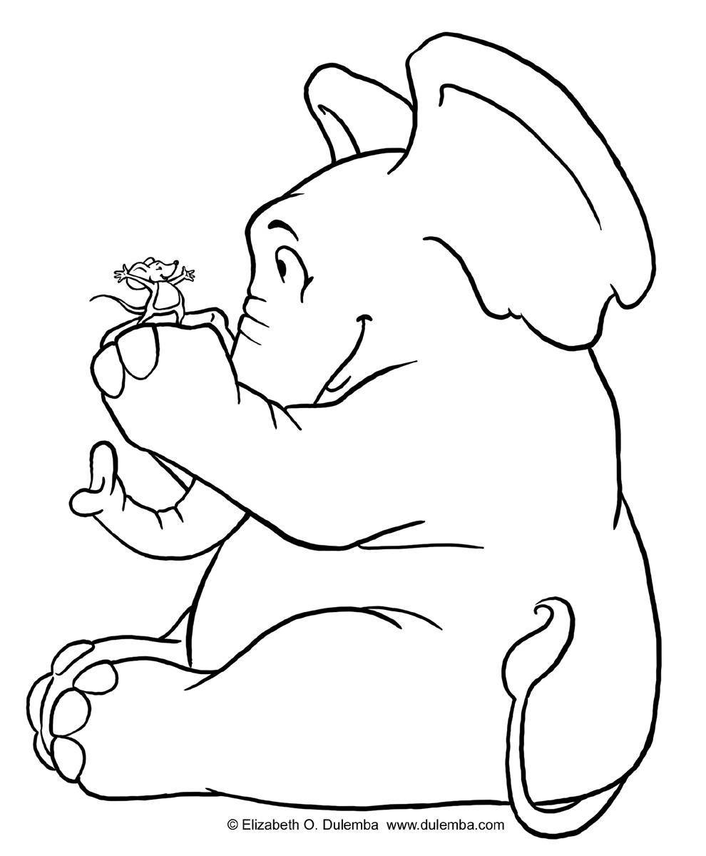 Coloring page: Elephant (Animals) #6407 - Free Printable Coloring Pages