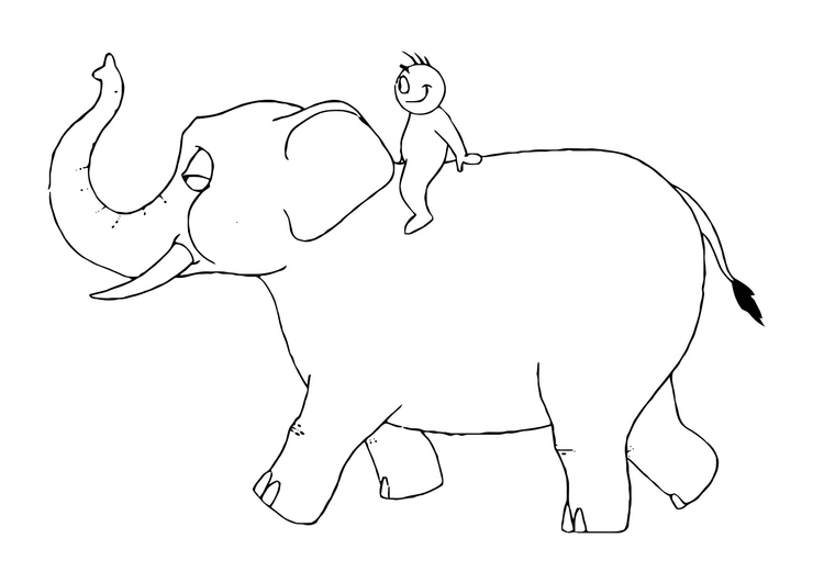 Coloring page: Elephant (Animals) #6411 - Free Printable Coloring Pages
