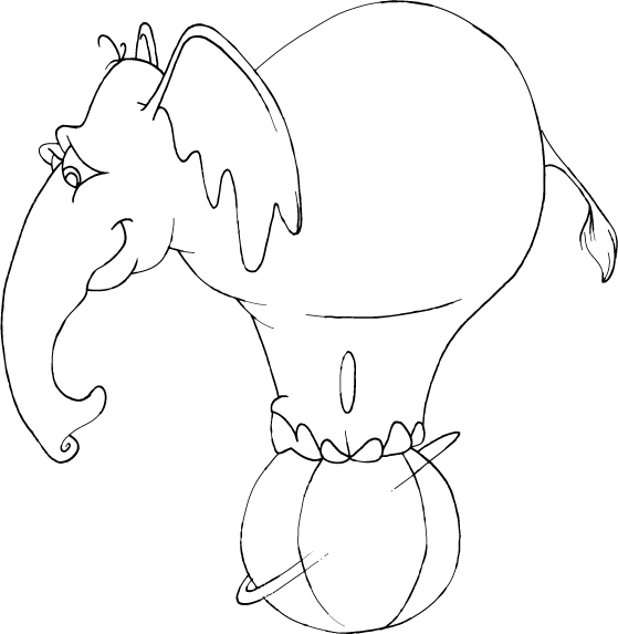 Coloring page: Elephant (Animals) #6413 - Free Printable Coloring Pages