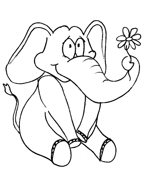 Coloring page: Elephant (Animals) #6428 - Free Printable Coloring Pages