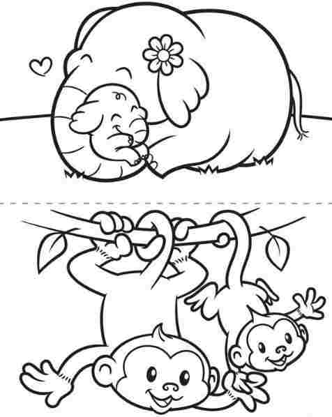 Coloring page: Elephant (Animals) #6437 - Free Printable Coloring Pages
