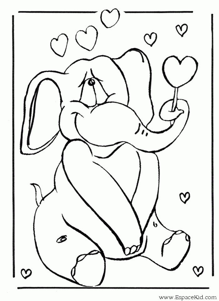 Coloring page: Elephant (Animals) #6445 - Free Printable Coloring Pages