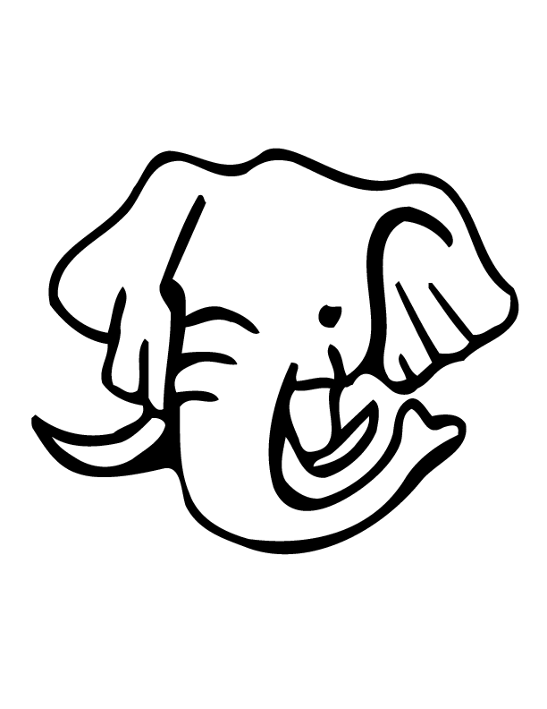 Coloring page: Elephant (Animals) #6468 - Free Printable Coloring Pages