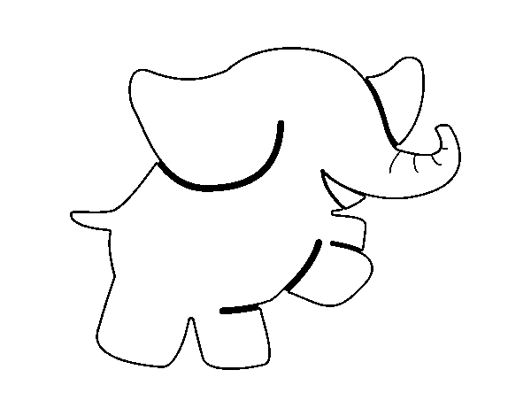 Coloring page: Elephant (Animals) #6470 - Free Printable Coloring Pages