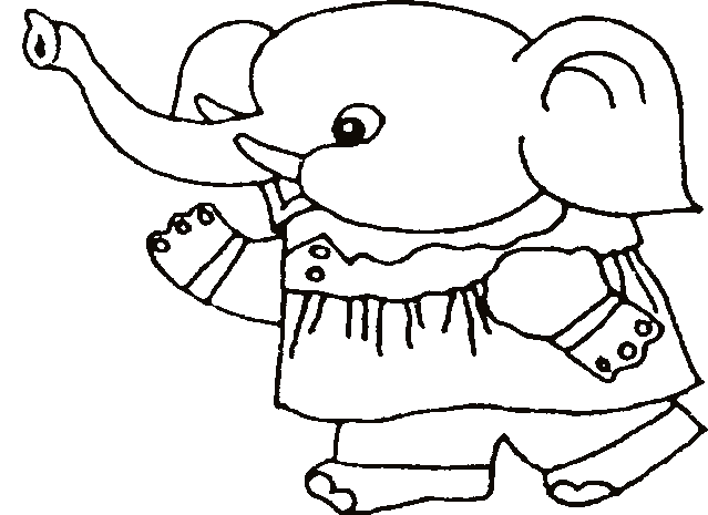 Coloring page: Elephant (Animals) #6476 - Free Printable Coloring Pages