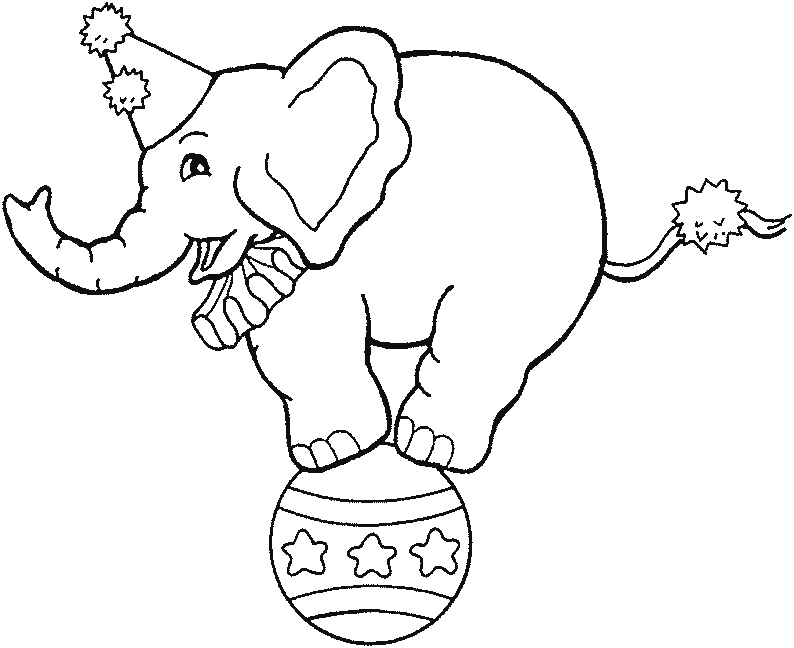 Coloring page: Elephant (Animals) #6481 - Free Printable Coloring Pages