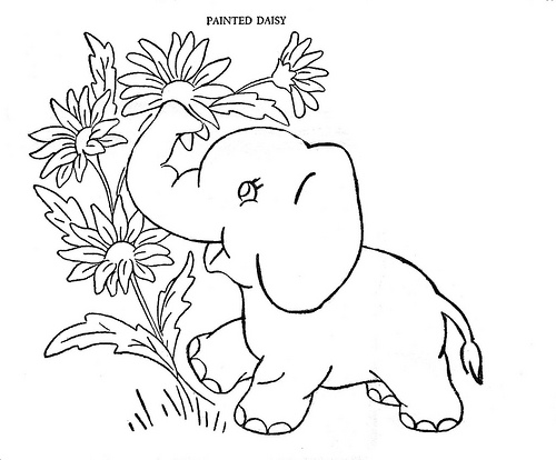 Coloring page: Elephant (Animals) #6490 - Free Printable Coloring Pages