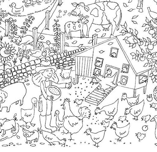 Free printable Farm Animals coloring page #198096 from Animals collection