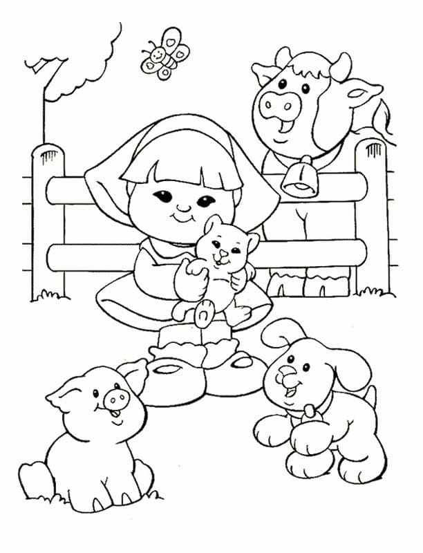 Free printable Farm Animals coloring page #198101 from Animals collection