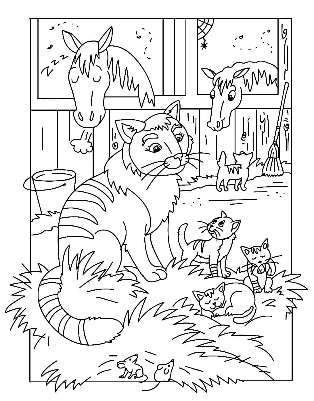 Free printable Farm Animals coloring page #198113 from Animals collection