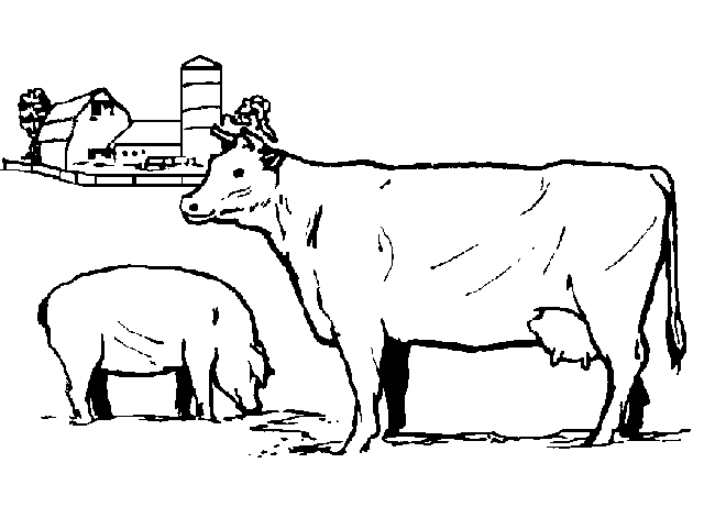 Coloring page: Farm Animals (Animals) #21398 - Free Printable Coloring Pages