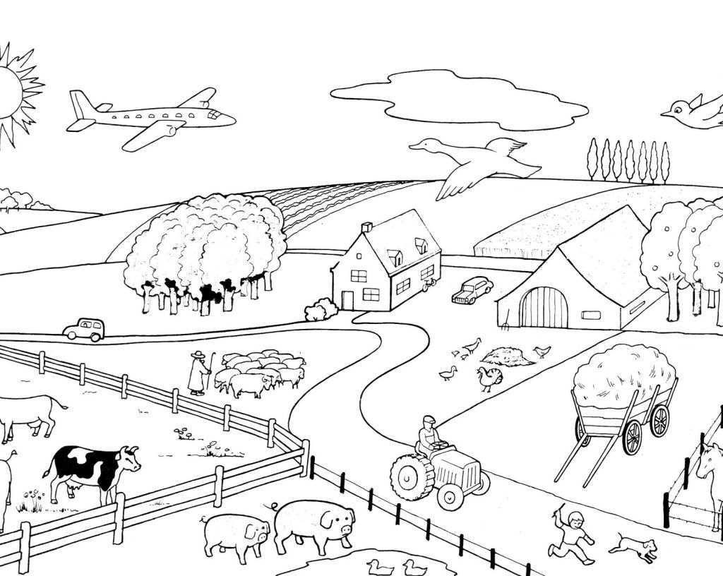 Coloring page: Farm Animals (Animals) #21401 - Free Printable Coloring Pages