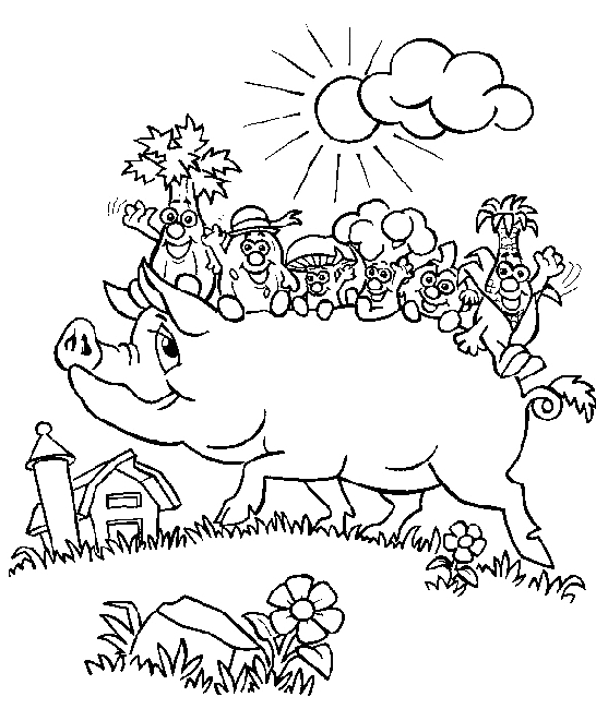 Coloring page: Farm Animals (Animals) #21402 - Free Printable Coloring Pages
