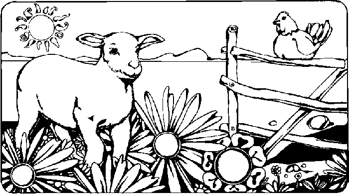 Drawing Farm Animals #21404 (Animals) – Printable coloring pages