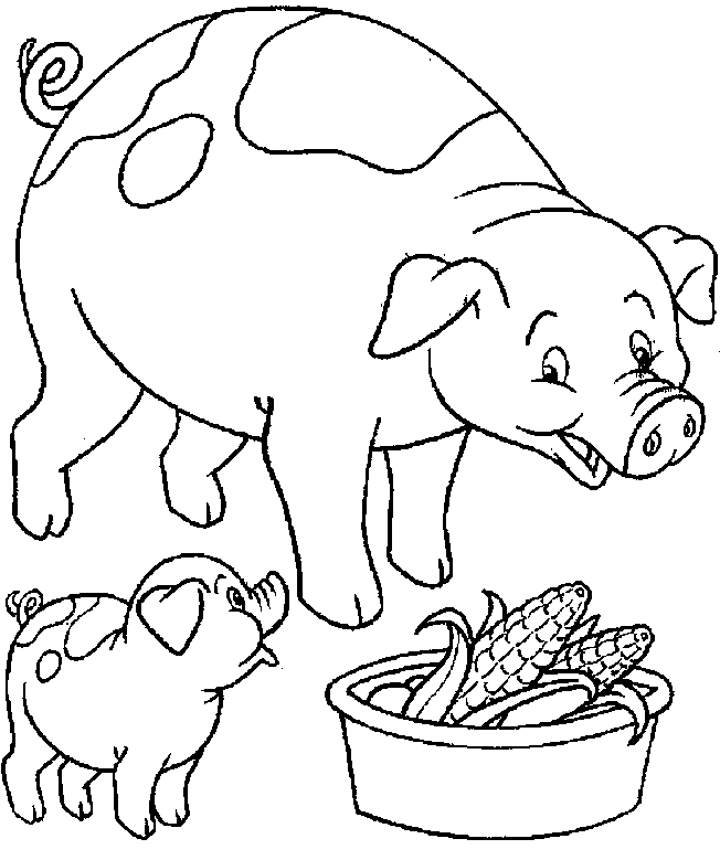Coloring page: Farm Animals (Animals) #21413 - Free Printable Coloring Pages