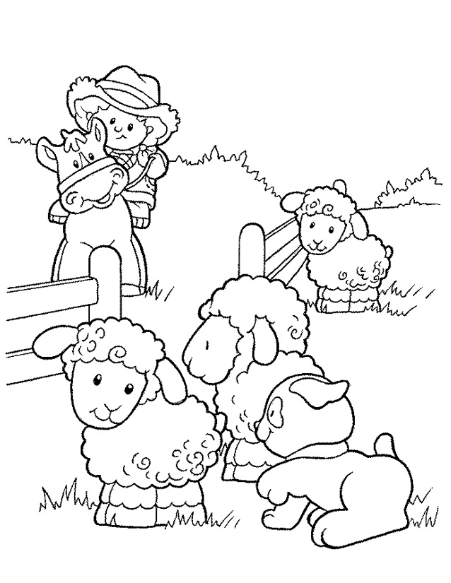 Coloring page: Farm Animals (Animals) #21414 - Free Printable Coloring Pages