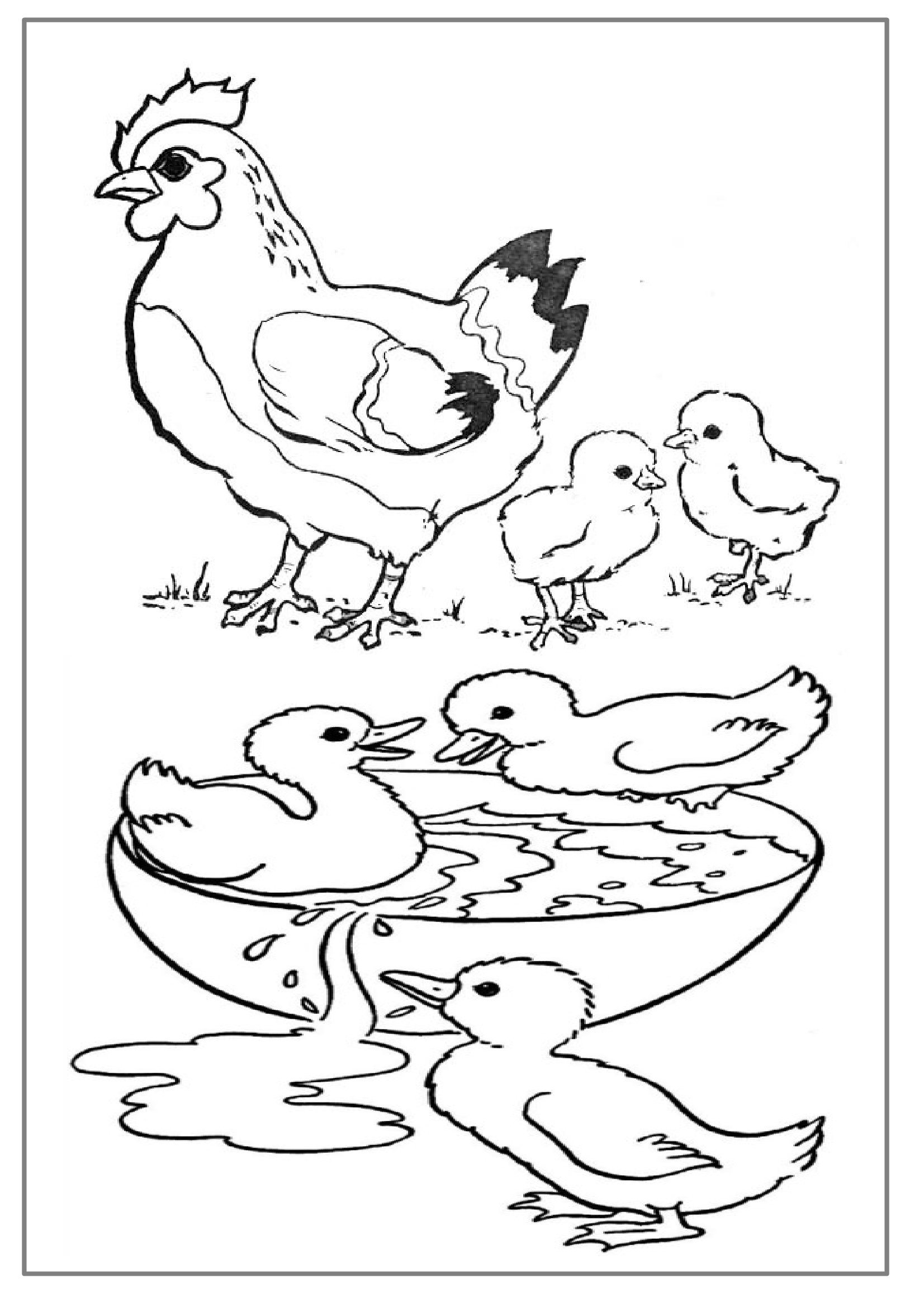 Coloring page: Farm Animals (Animals) #21440 - Free Printable Coloring Pages