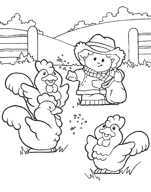 Coloring page: Farm Animals (Animals) #21450 - Free Printable Coloring Pages