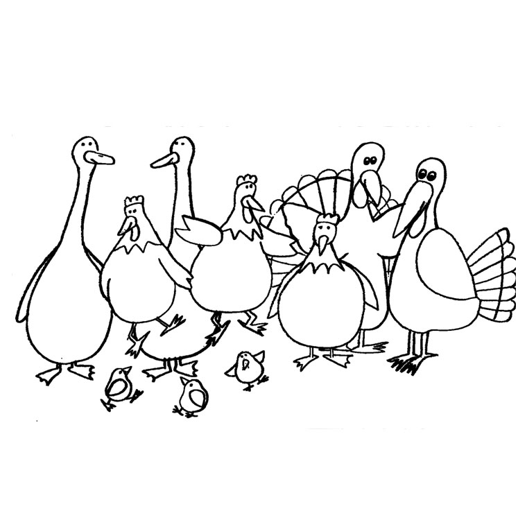 Coloring page: Farm Animals (Animals) #21578 - Free Printable Coloring Pages