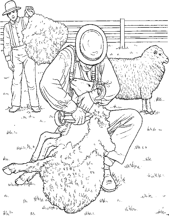Coloring page: Farm Animals (Animals) #21602 - Free Printable Coloring Pages