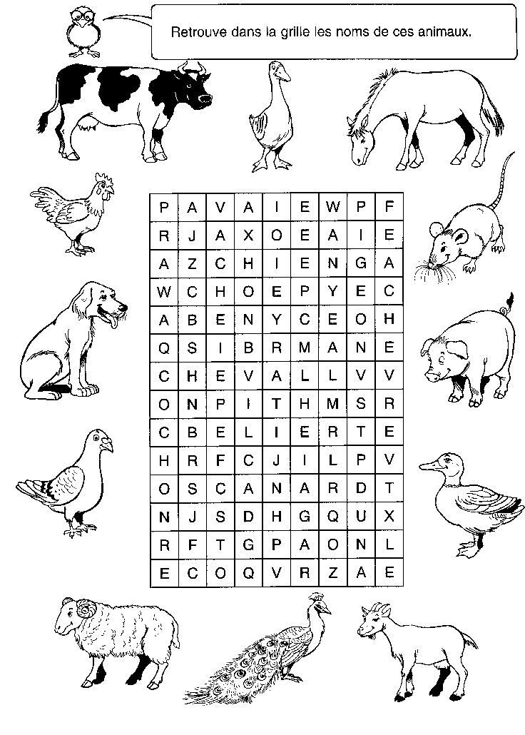 Coloring page: Farm Animals (Animals) #21643 - Free Printable Coloring Pages