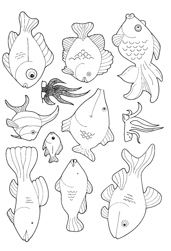 Coloring page: Fish (Animals) #17029 - Free Printable Coloring Pages