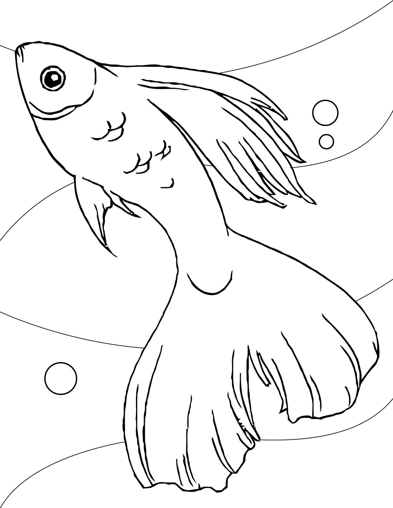 Coloring page: Fish (Animals) #17043 - Free Printable Coloring Pages