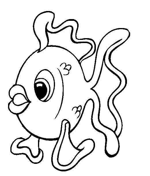 printable coloring pages of a fish