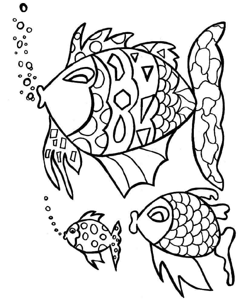 Coloring page: Fish (Animals) #17077 - Free Printable Coloring Pages