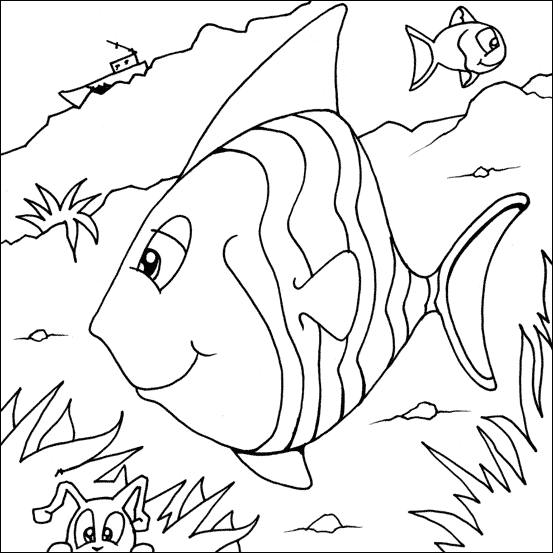 Coloring page: Fish (Animals) #17099 - Free Printable Coloring Pages