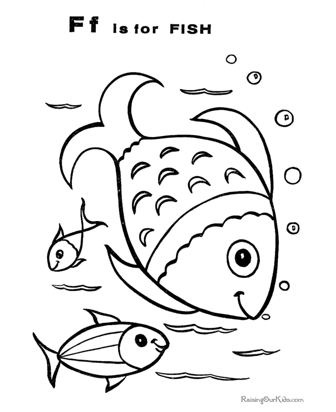 Coloring page: Fish (Animals) #17101 - Free Printable Coloring Pages