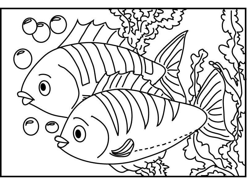 Coloring page: Fish (Animals) #17140 - Free Printable Coloring Pages