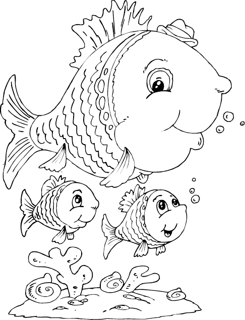 Coloring page: Fish (Animals) #17199 - Free Printable Coloring Pages