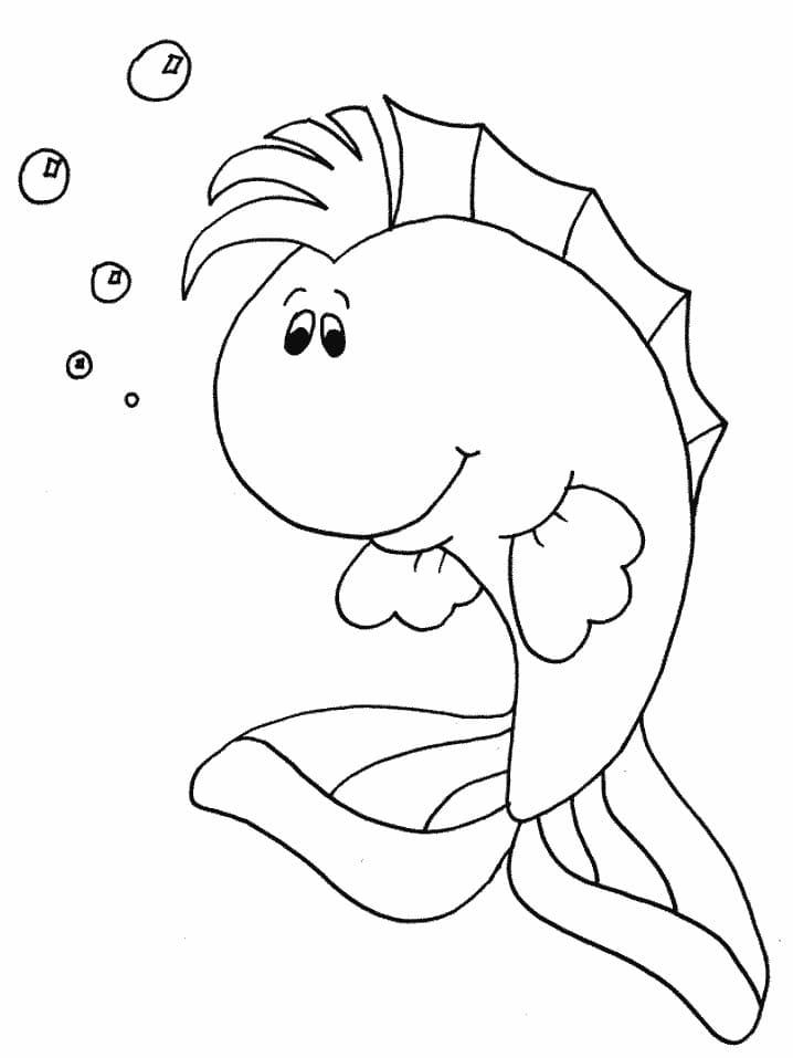 Free printable Fish coloring page #175163 from Animals collection Free printable Fish coloring page #175163 from Animals collection