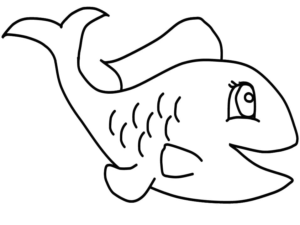 Free printable Fish coloring page #175164 from Animals collection