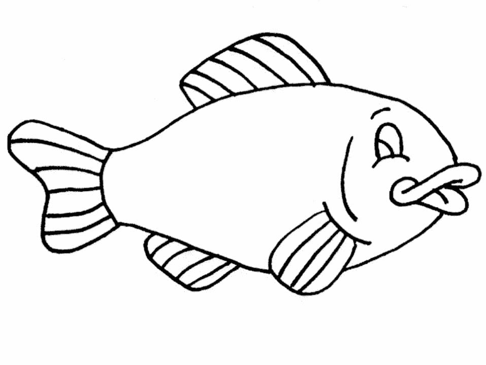 Free printable Fish coloring page #175171 from Animals collection