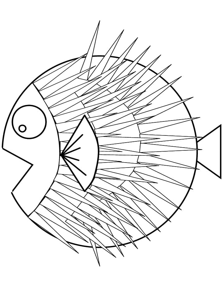 Free printable Fish coloring page #175173 from Animals collection