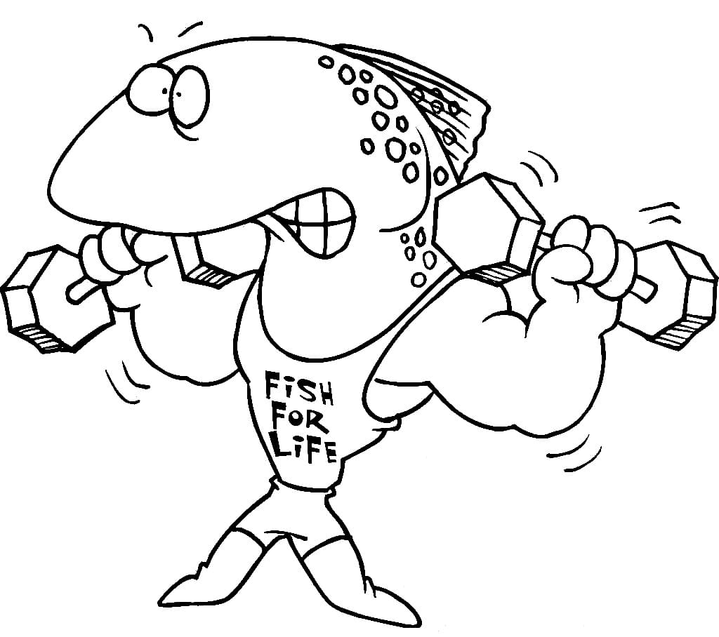 Free printable Fish coloring page #175176 from Animals collection