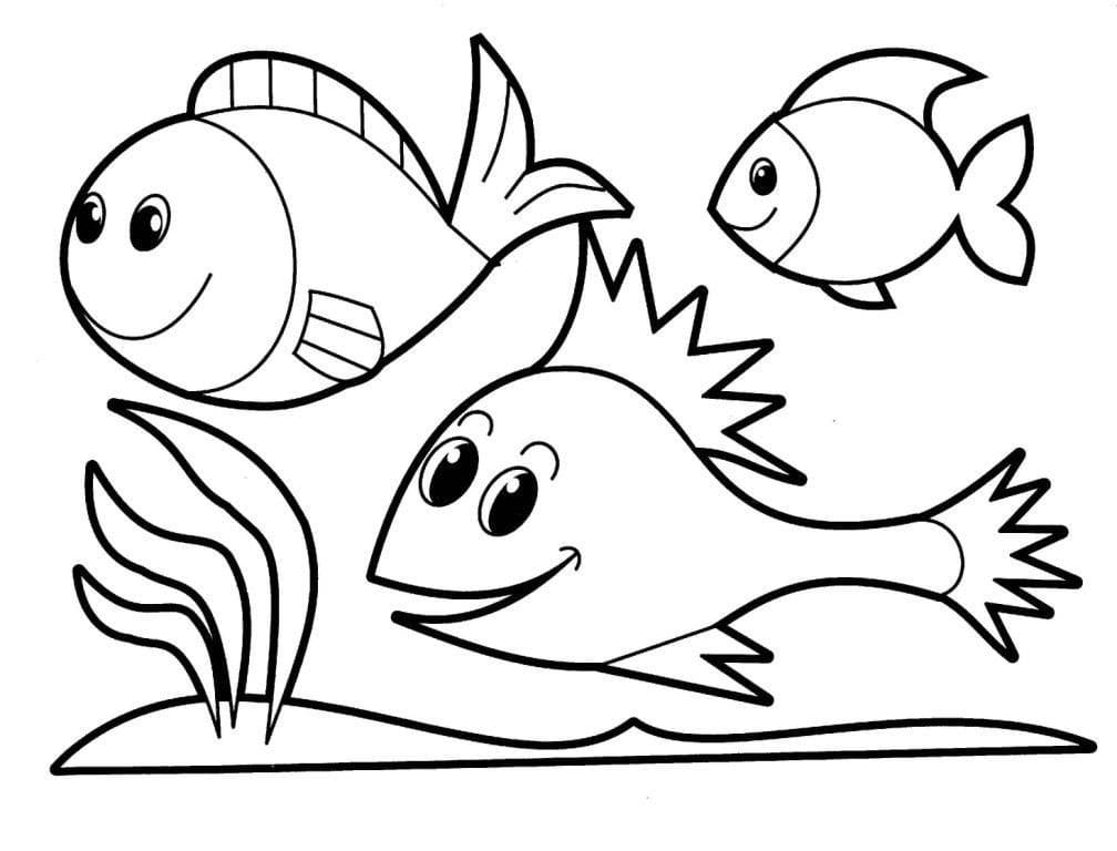 Free printable Fish coloring page #175178 from Animals collection