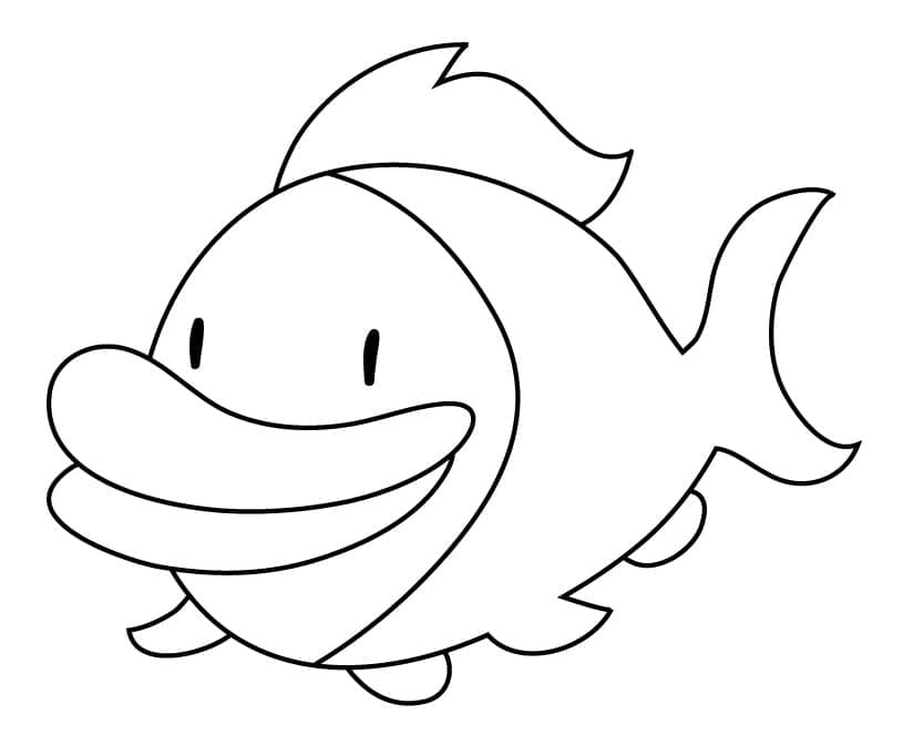 Free printable Fish coloring page #175181 from Animals collection
