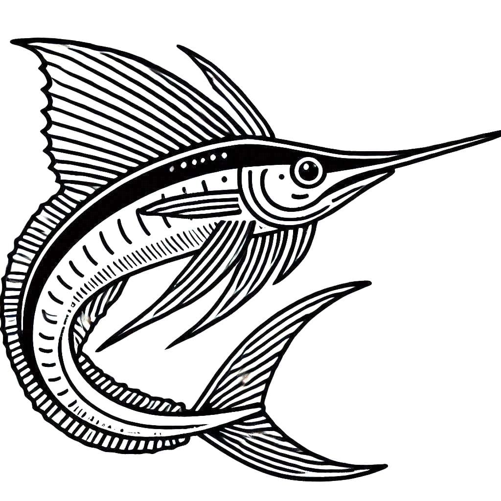Free printable Fish coloring page #217524 from Animals collection