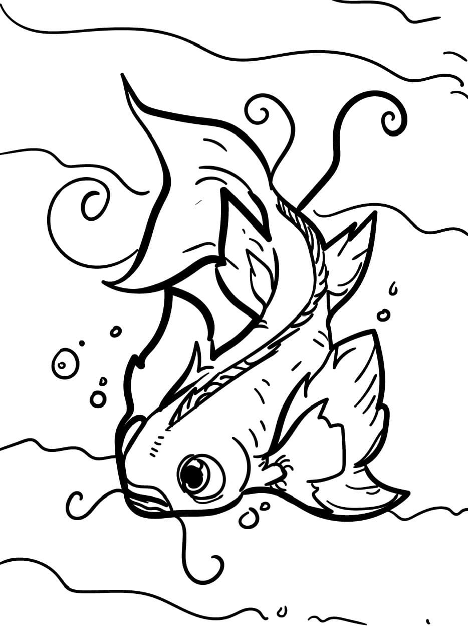 Free printable Fish coloring page #217528 from Animals collection Free printable Fish coloring page #217528 from Animals collection