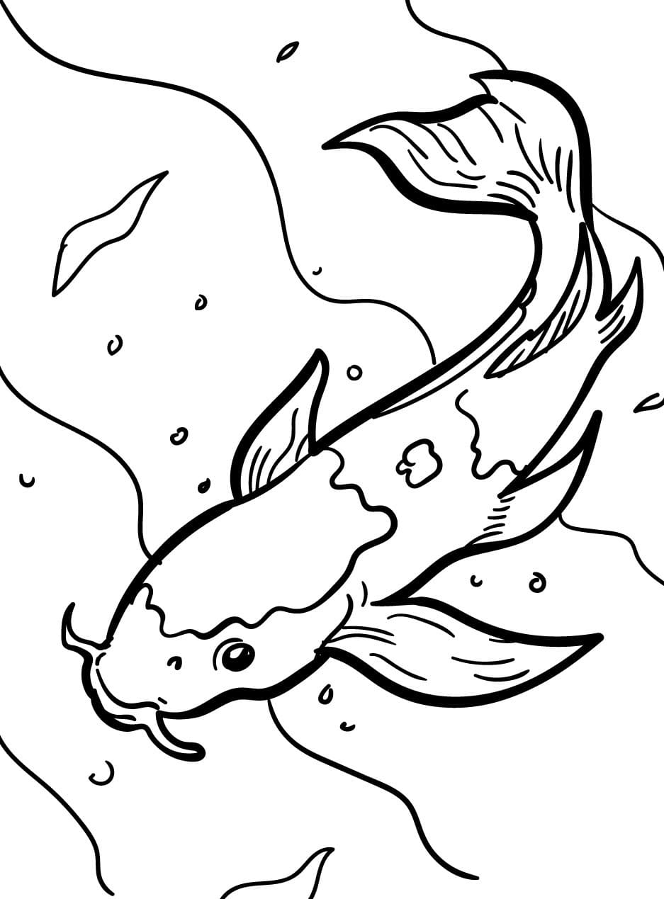 Free printable Fish coloring page #217530 from Animals collection