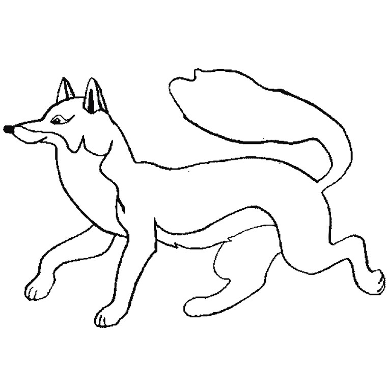 Coloring page: Fox (Animals) #14962 - Free Printable Coloring Pages
