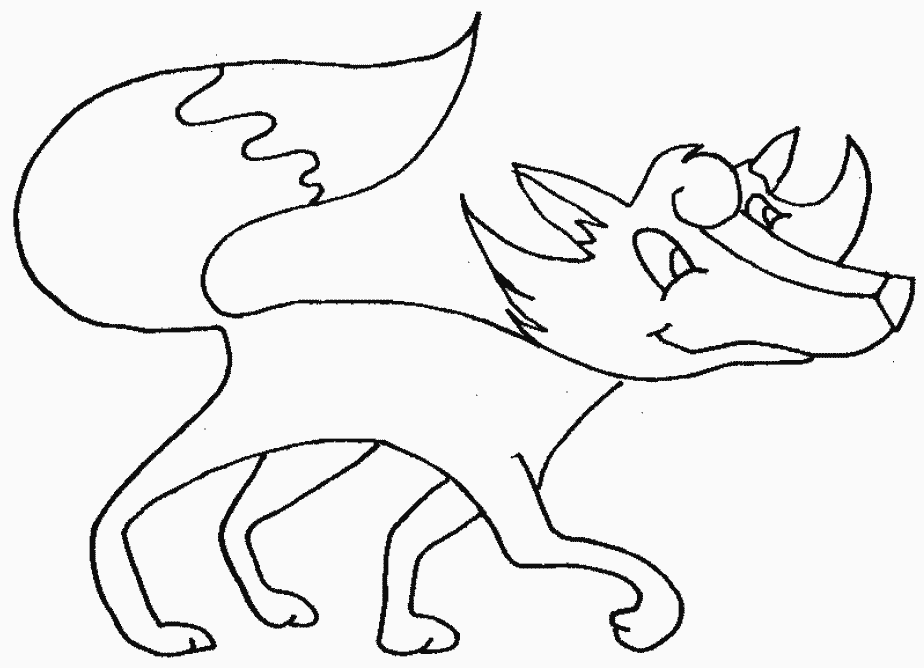 Coloring page: Fox (Animals) #15002 - Free Printable Coloring Pages