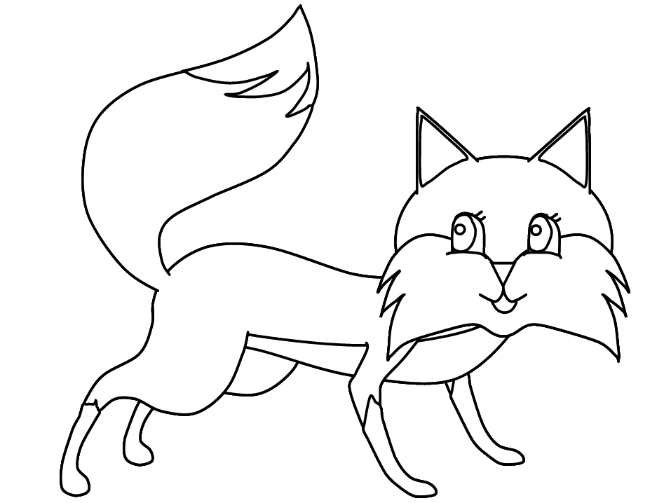 Coloring page: Fox (Animals) #15010 - Free Printable Coloring Pages